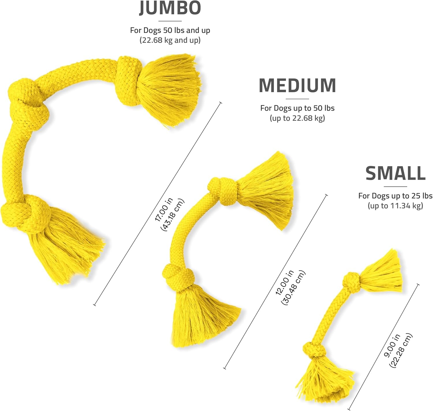 Rope Toys for Dogs | Tug of War Dog Toy for Aggressive Chewers | Chicken Scented Dog Toys | Jumbo Rope Toy for Interactive Play